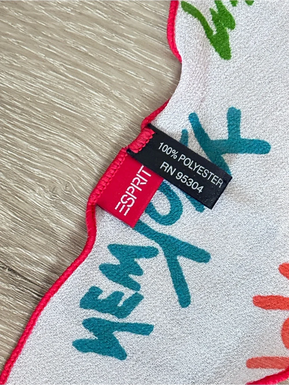Vintage Esprit Semi Sheer Scarf
